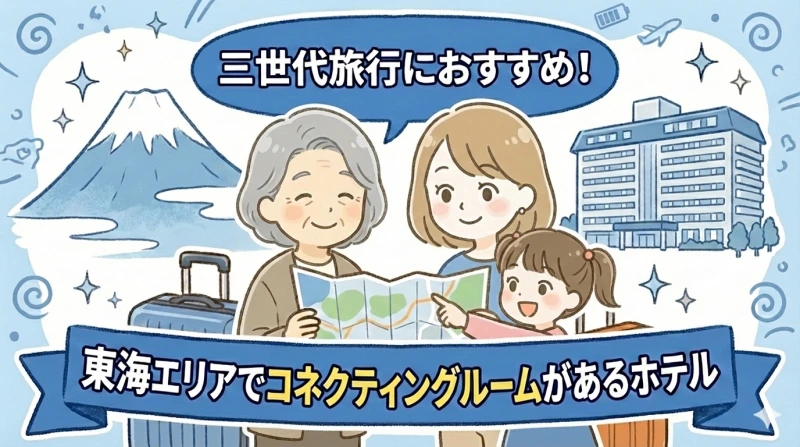 東海 三世代旅行 コネクティングルームがあるホテル